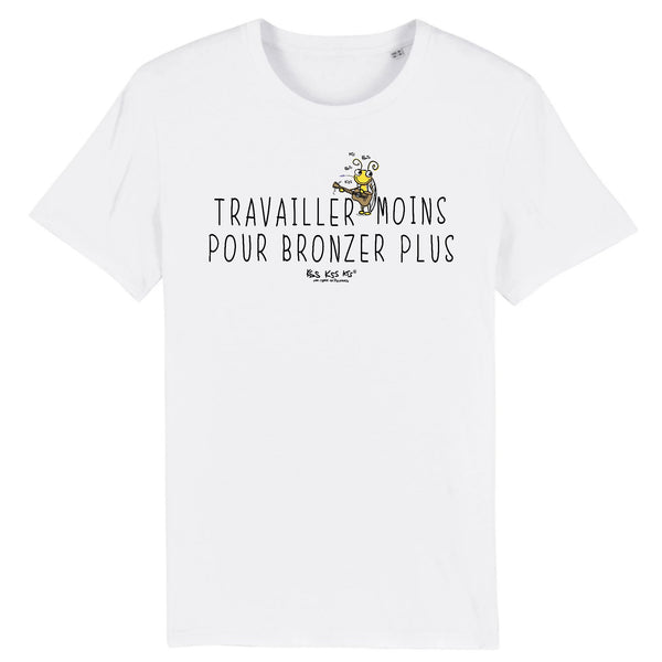 T-Shirt homme TRAVAILLER MOINS