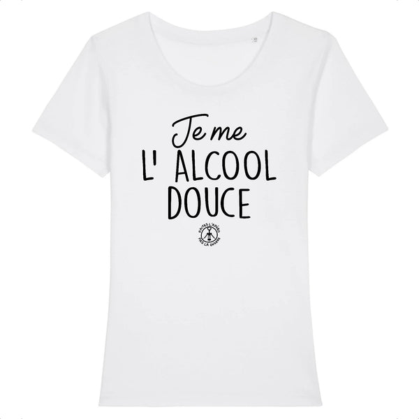 T-Shirt femme JE ME L'ALCOOL DOUCE