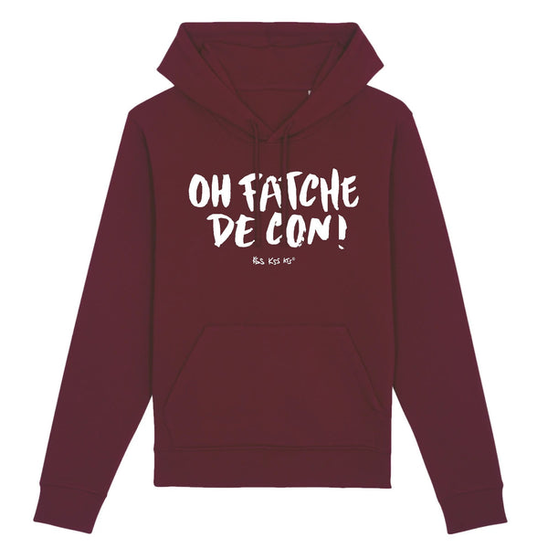 Hoodie homme OH FATCHE DE CON !