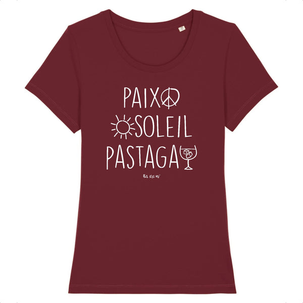 T-Shirt femme PAIX SOLEIL PASTAGA