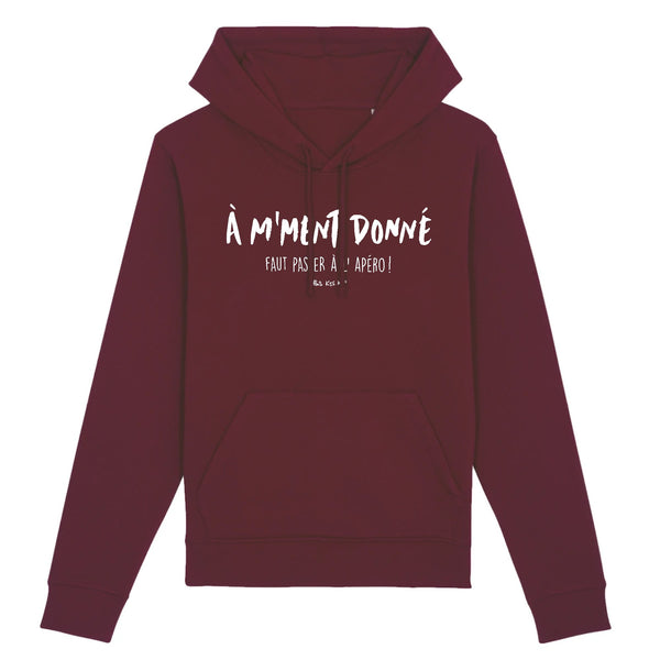 Hoodie homme À M'MOMENT DONNÉ
