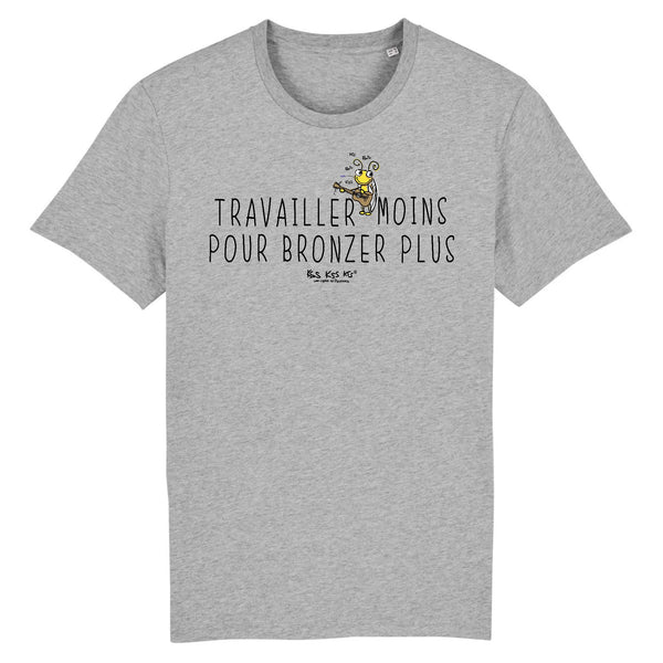 T-Shirt homme TRAVAILLER MOINS