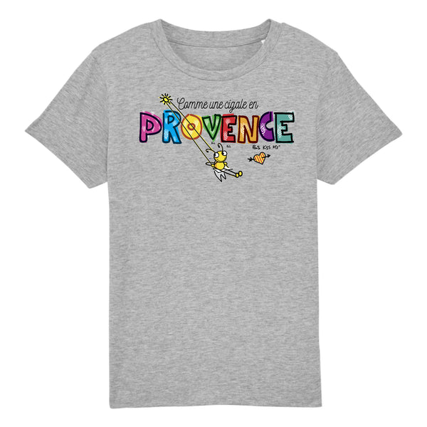 T-Shirt fille COMME UNE CIGALE EN PROVENCE