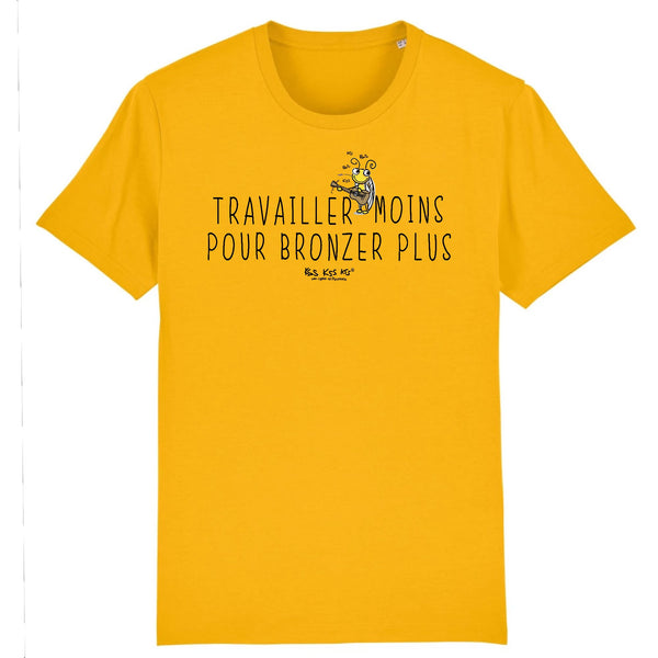 T-Shirt homme TRAVAILLER MOINS