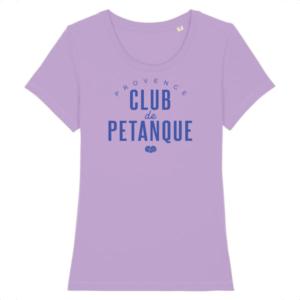 T-Shirt femme PROVENCE CLUB DE PÉTANQUE