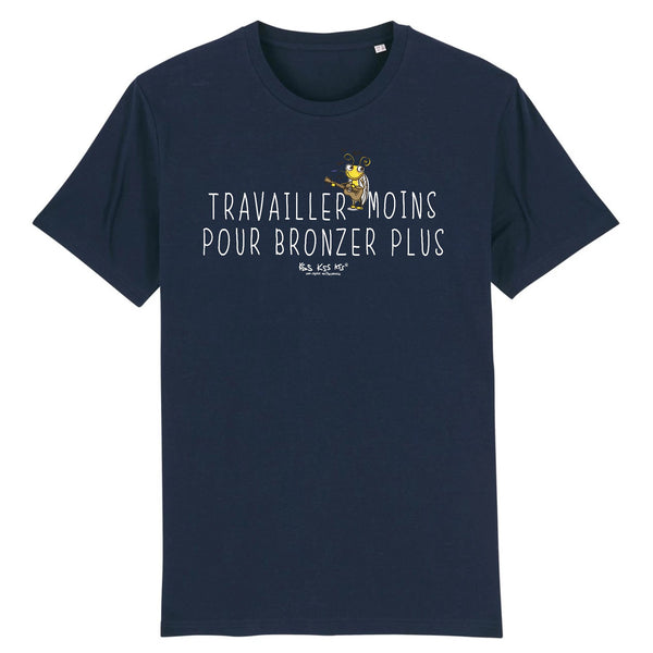 T-Shirt homme TRAVAILLER MOINS