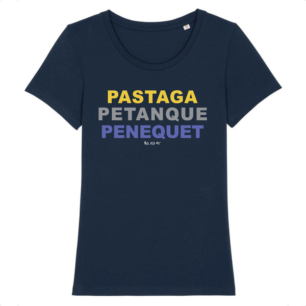 T-Shirt femme PASTAGA PÉTANQUE PÉNÉQUET