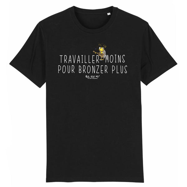 T-Shirt homme TRAVAILLER MOINS