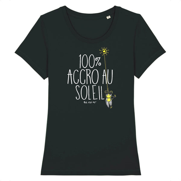 T-Shirt femme 100% ACCRO AU SOLEIL