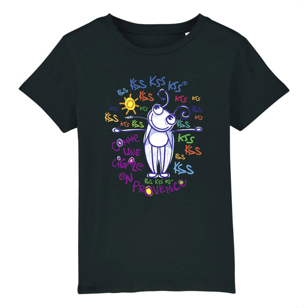 T-Shirt fille CIGALE MULTICOLORE