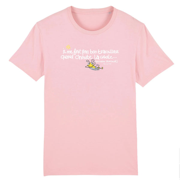 T-Shirt homme QUAND CHANTE LA CIGALE