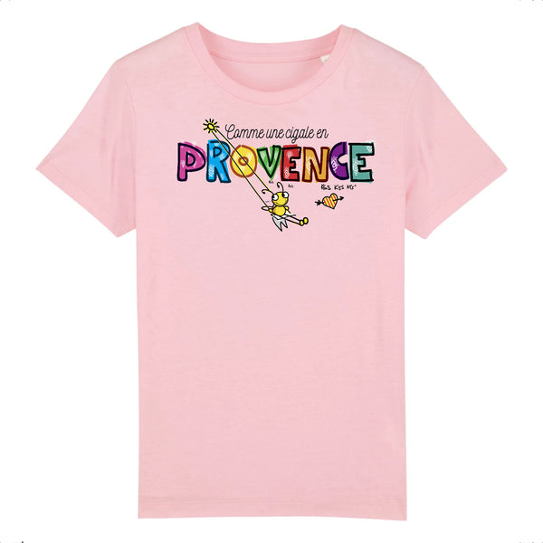 T-Shirt fille COMME UNE CIGALE EN PROVENCE