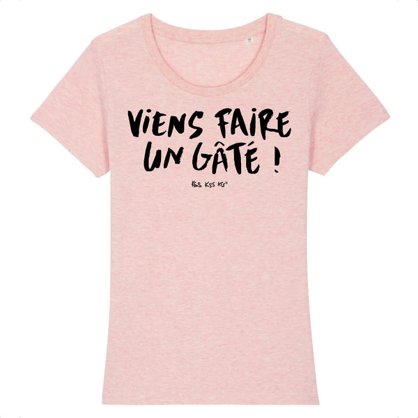 T-Shirt femme VIENS FAIRE UN GATÉ