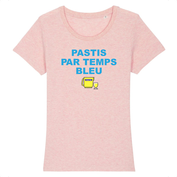 T-Shirt femme PASTIS PAR TEMPS BLEU