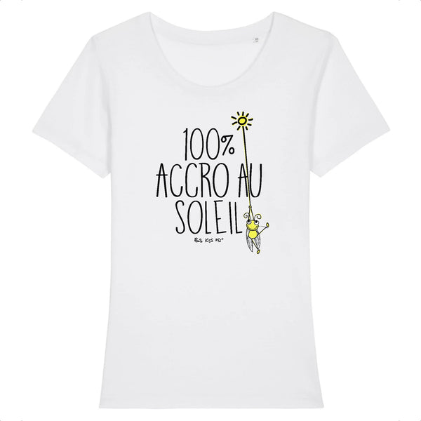 T-Shirt femme 100% ACCRO AU SOLEIL