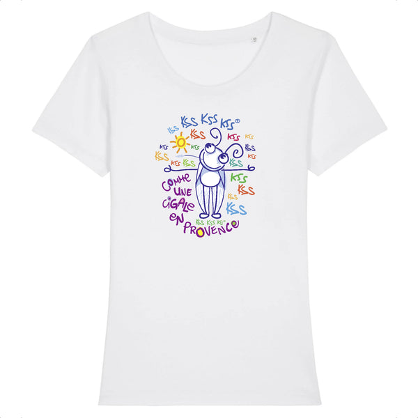 T-Shirt femme CIGALE MULTICOLORE