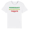 T-Shirt homme PERROQUET MAURESQUE TOMATE