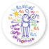 Sticker CIGALE MULTICOLORE