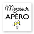 Sticker MONSIEUR APÉRO