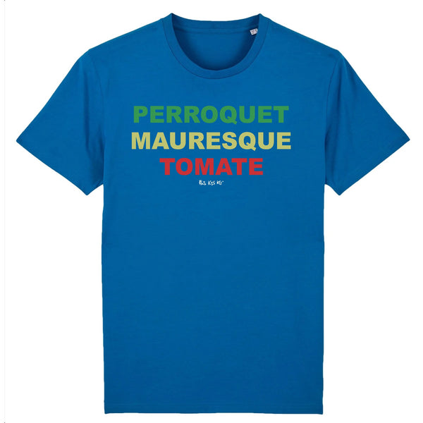 T-Shirt homme PERROQUET MAURESQUE TOMATE