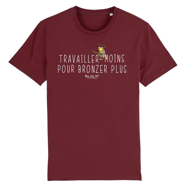 T-Shirt homme TRAVAILLER MOINS