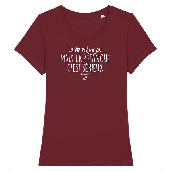 T-Shirt femme LA VIE EST UN JEU