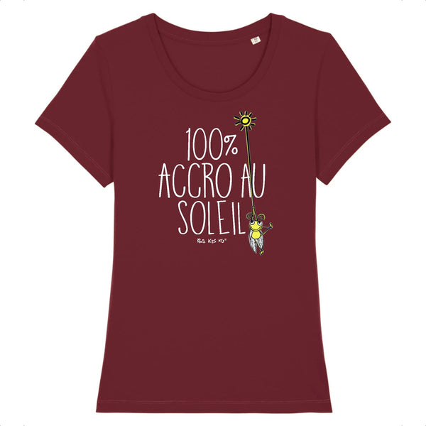 T-Shirt femme 100% ACCRO AU SOLEIL
