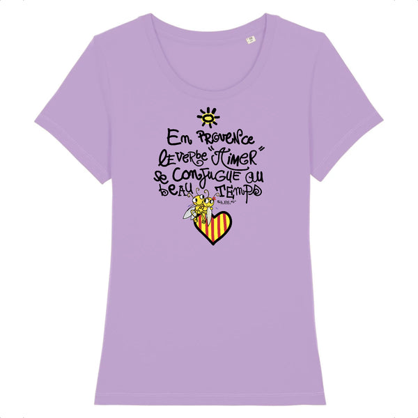 T-Shirt femme LE VERBE AIMER