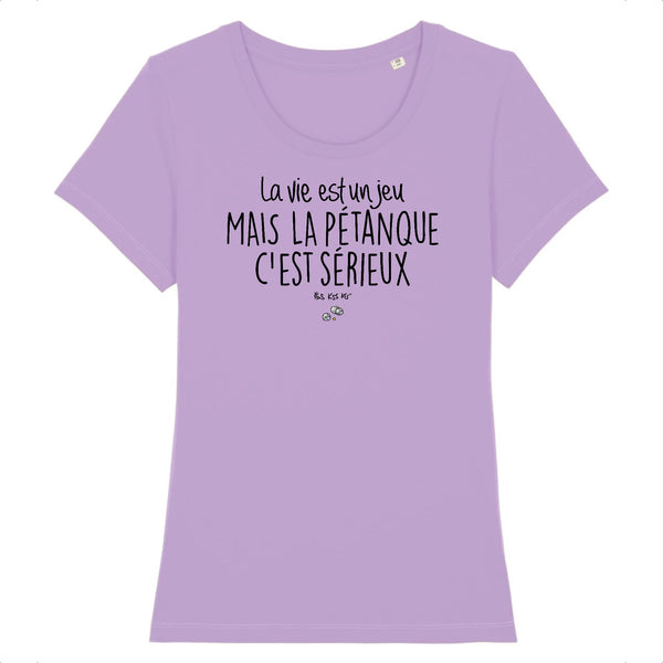 T-Shirt femme LA VIE EST UN JEU