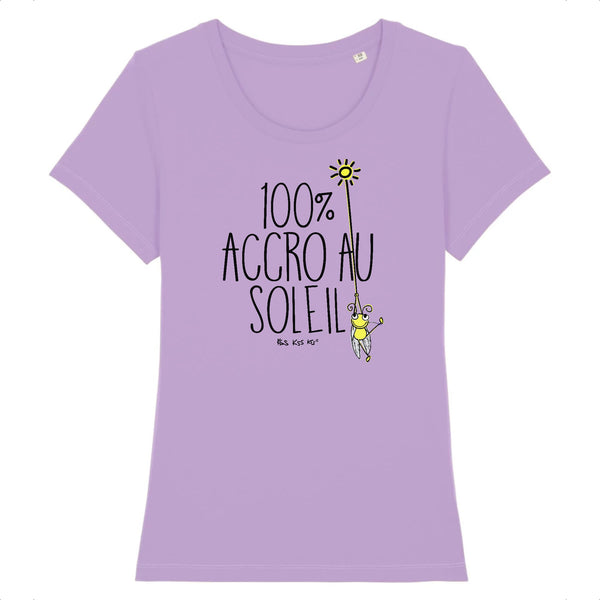 T-Shirt femme 100% ACCRO AU SOLEIL