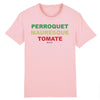 T-Shirt homme PERROQUET MAURESQUE TOMATE